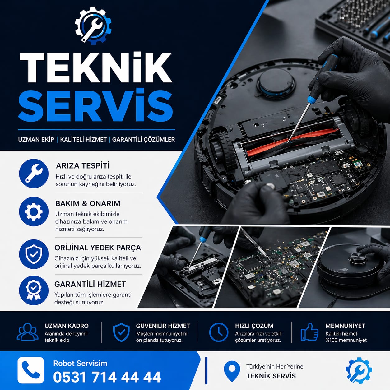Robot Süpürge Servis